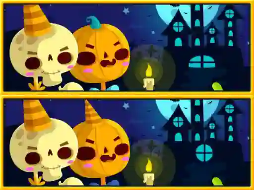 Gra Find Differences Halloween w Internecie