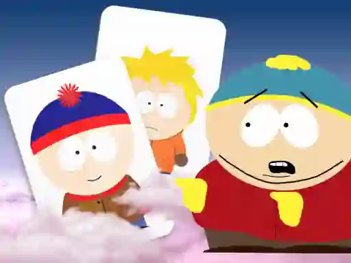 Gra South Park memory card match w Internecie
