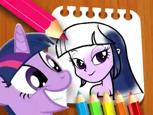 Gra Equestria Girls Coloring Book w Internecie