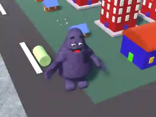 Gra Grimace Shake City Chaos w Internecie