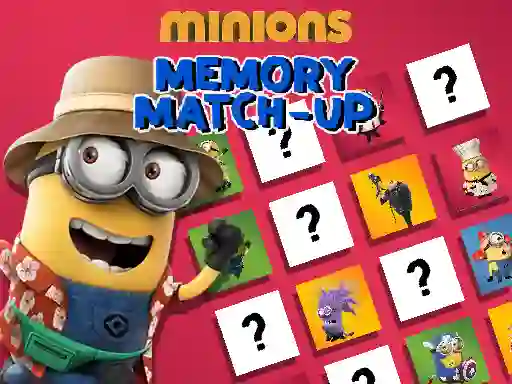 Gra Minions Memory Match Up w Internecie