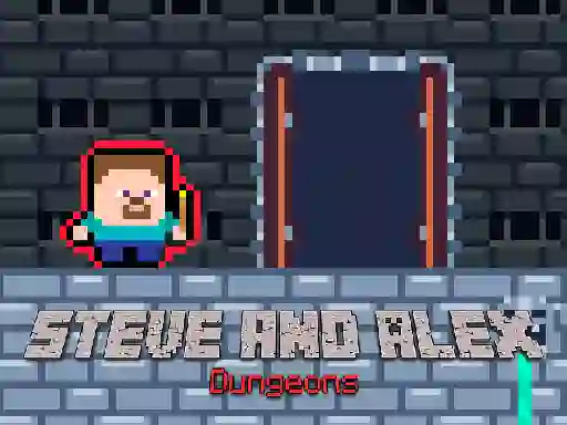 Gra Steve and Alex Dungeons w Internecie