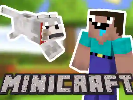 Gra Minicraft: Steve And Wolf Adventure w Internecie