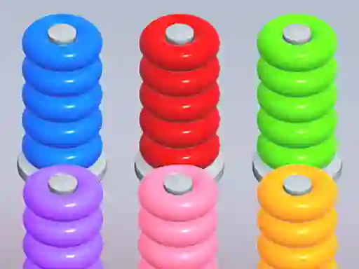 Gra Color Ring Sort w Internecie