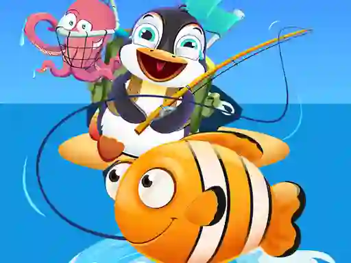 Gra Baby Penguin Fishing w Internecie