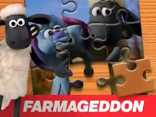 Gra  A Shaun the Sheep Movie Farmageddon Jigsaw Puzzle w Internecie