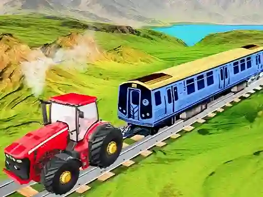 Gra Chain Tractor Train Towing Game 3D w Internecie
