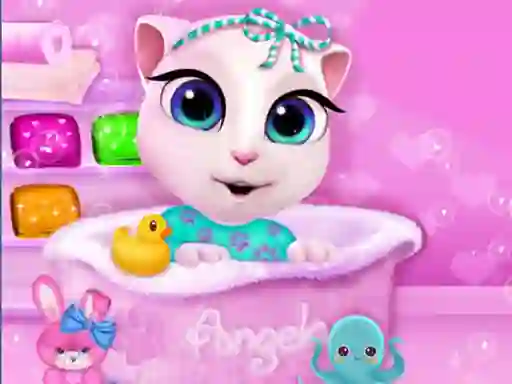 Gra Baby Angela Bathing Time w Internecie