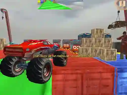 Gra Monster Truck Driving Stunt Game Sim w Internecie