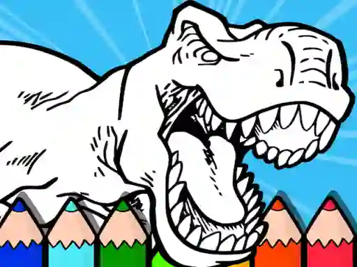 Gra Coloring Dinos For Kids w Internecie
