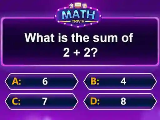 Gra Math Trivia w Internecie