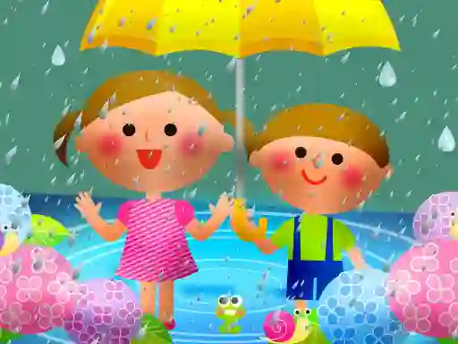 Gra Kids Rainy Day Puzzle w Internecie
