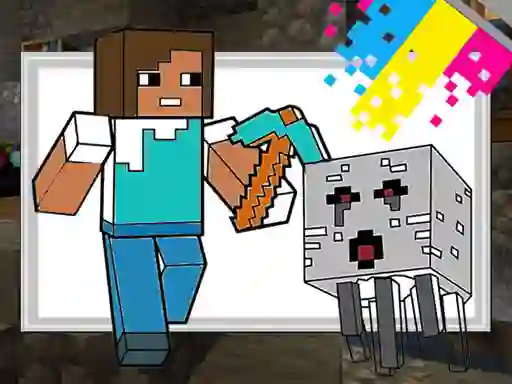 Gra Minecraft Coloring Pages w Internecie