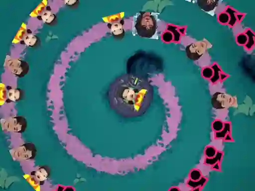 Gra Squid Game Bubble Shooter w Internecie