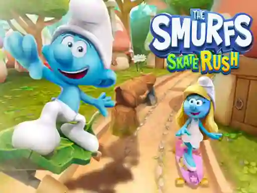 Gra The Smufrs Skate Rush w Internecie