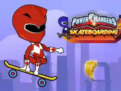 Gra Power Rangers Skateboading w Internecie