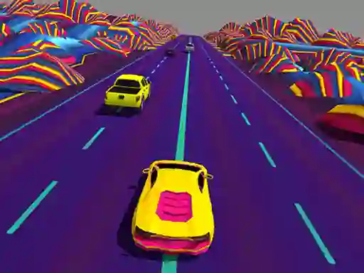 Gra Neon Race Retro Drift w Internecie
