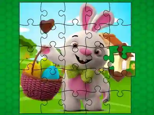 Gra Easter Bunny Eggs Jigsaw w Internecie