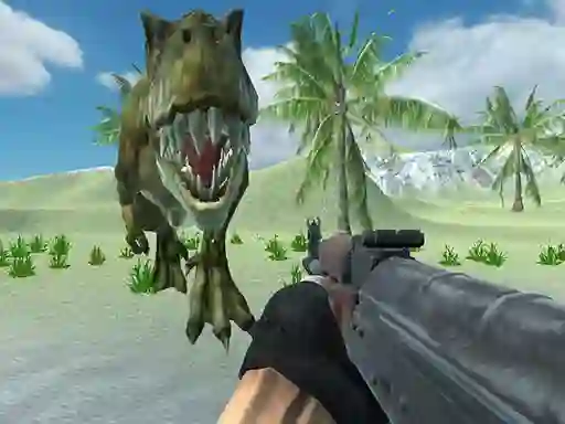 Gra Dino island rampage w Internecie