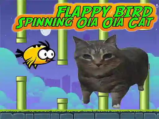 Gra Flappy Bird Spinning oia oia Cat w Internecie