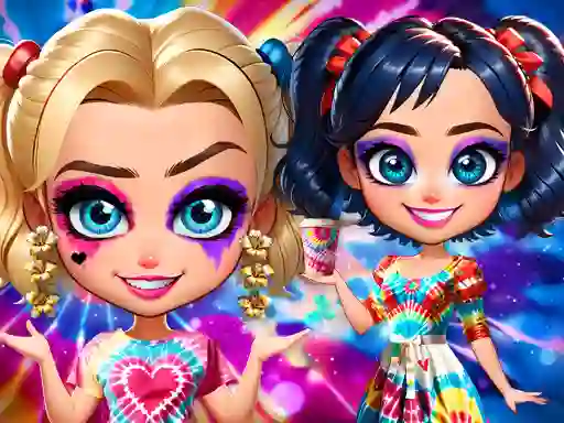 Gra Tie Dye Explosion of Color w Internecie