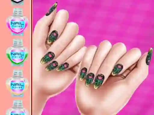 Gra Royal Theme Nail Art DIY w Internecie