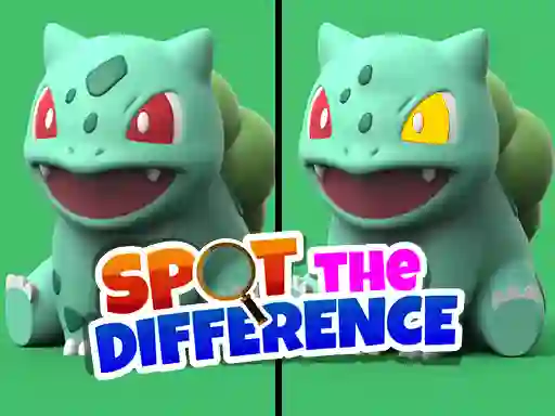 Gra Pokimon Spot the differences w Internecie