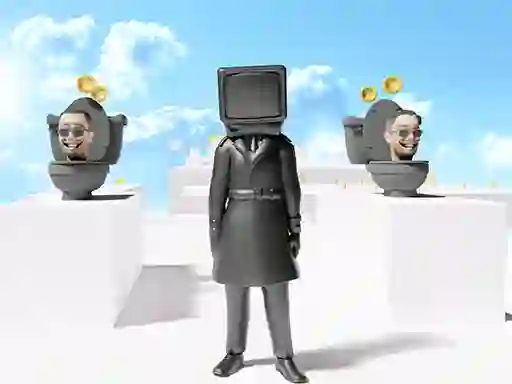 Gra Skibidi Toilet Parkour run w Internecie