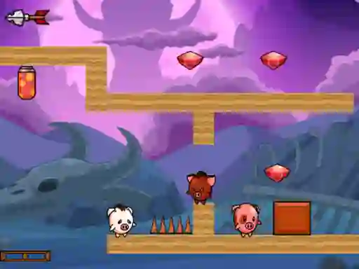 Gra Pig Bros Adventure w Internecie