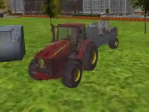 Gra 3D city tractor garbage sim w Internecie