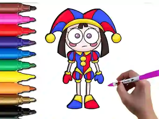 Gra Pomni Coloring Time w Internecie