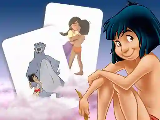 Gra Mowgli Memory card Match w Internecie