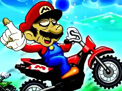Gra Super Mario Halloween Wheelie w Internecie