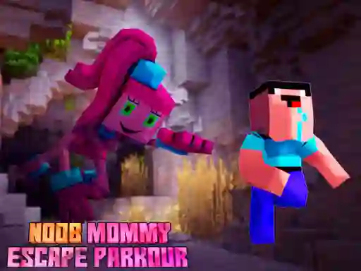 Gra Noob Mommy Escape Parkour w Internecie