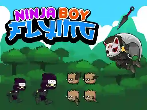Gra Ninja Boy Flying w Internecie