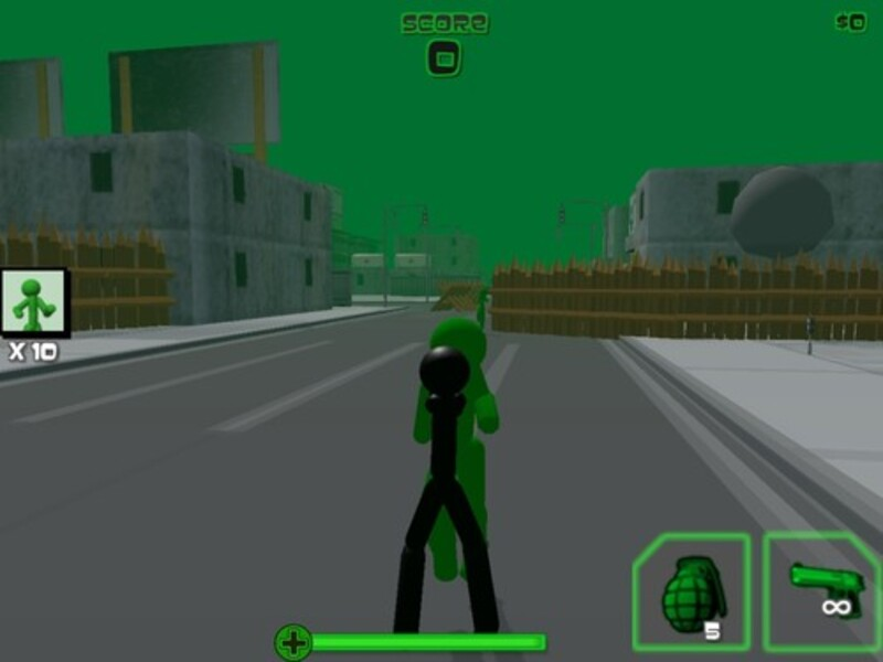 Gra Styl: Zombie strzelając 3D w Internecie