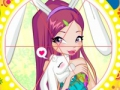 Gra Winx Bunny Style: okrągłe puzzle  w Internecie