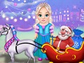 Gra Mały Elsa Czyste Wozy Boże Narodzenie  w Internecie