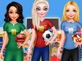 Gra BFF Princess Głosowanie na piłkę nożną 2018  w Internecie