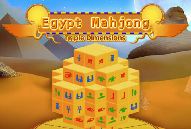Gra Mahjong Egipt Potrójne rozmiary  w Internecie