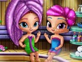 Gra Shimmer and Shine: musujące dżiny w saunie  w Internecie