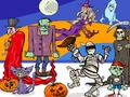 Gra Znajdź 5 różnic Halloween  w Internecie