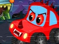 Gra Halloweenowa mozaika samochodowa  w Internecie