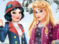 Gra Aurora i Królewna Śnieżka zimowa moda w Internecie