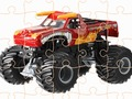 Gra Wyzwanie Monster Truck Jigsaw  w Internecie