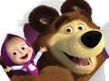 Gra Masza i Niedźwiedź: puzzle  w Internecie