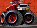 Gra Puzzle Crazy Monster Trucks  w Internecie