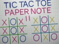 Gra Tic tac Toe Paper Note II w Internecie