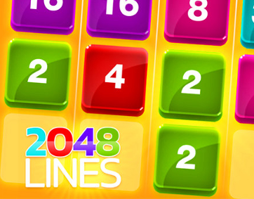Gra 2048 linii  w Internecie