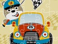 Gra Kreskówki wyścigowe Jigsaw w Internecie